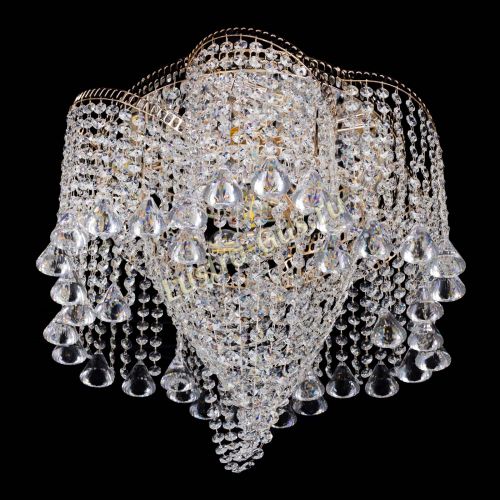 Люстра Космея Водоворот конус в Новокузнецке Гусь Хрустальный