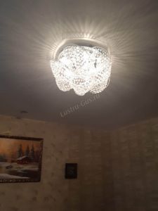 Люстра Космея №1 в Новокузнецке отзыв и фото покупателя