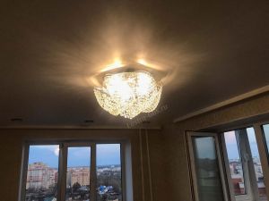 Люстра Космея №1 в Новокузнецке отзыв и фото покупателя