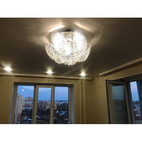Люстра Космея №1 в Новокузнецке Гусь Хрустальный