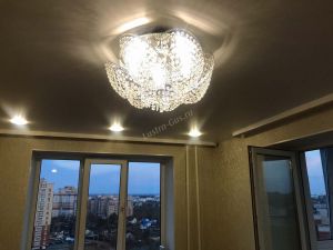 Люстра Космея №1 в Новокузнецке отзыв и фото покупателя