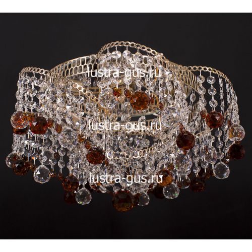 Люстра Космос шар 40 мм чайная в Новокузнецке Гусь Хрустальный