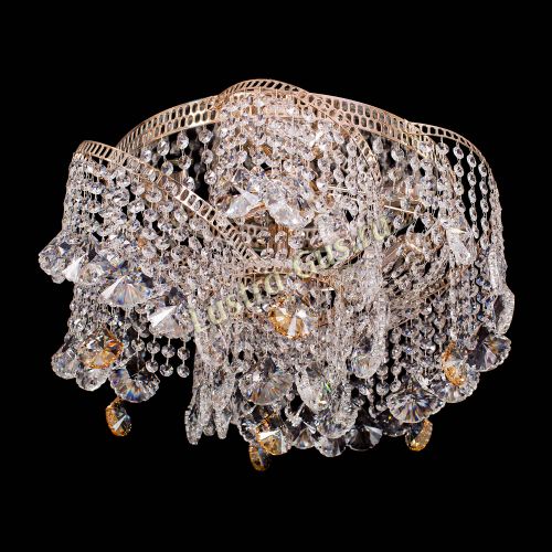 Люстра Космос Веер в Новокузнецке Гусь Хрустальный