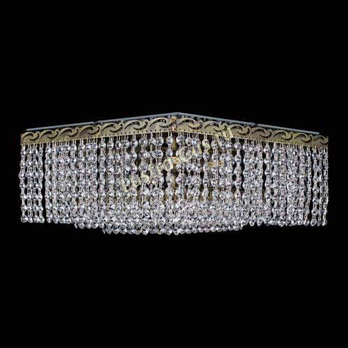 Люстра Квадрат №3 под бронзу в Новокузнецке Гусь Хрустальный