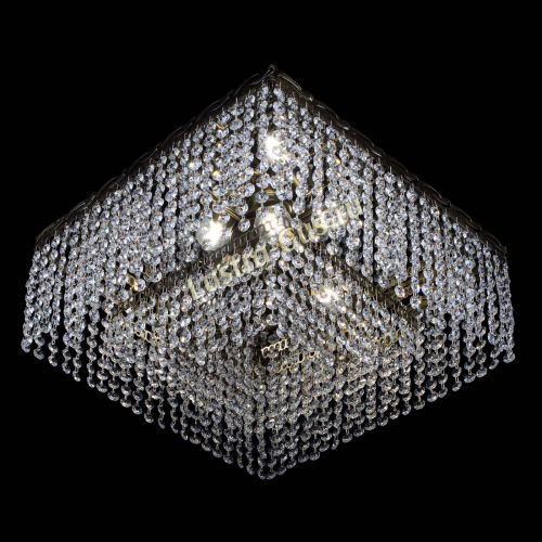 Люстра Квадрат №3 под бронзу в Новокузнецке Гусь Хрустальный