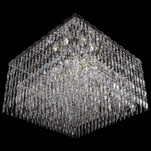 Люстра Квадрат №3 в Новокузнецке Гусь Хрустальный