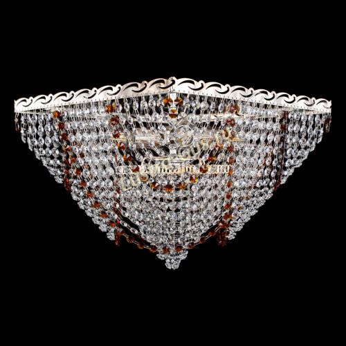 Люстра Квадрат Бриз чайная в Новокузнецке Гусь Хрустальный