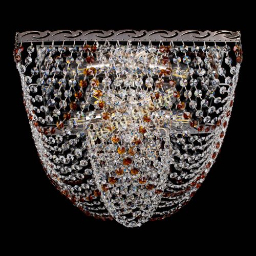 Люстра Квадрат Бриз чайная в Новокузнецке Гусь Хрустальный