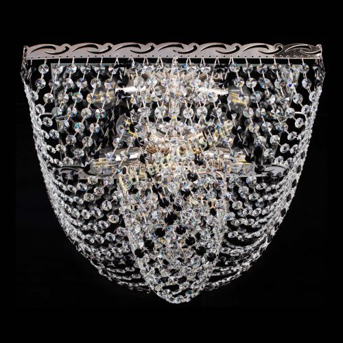 Люстра Квадрат Бриз черная в Новокузнецке Гусь Хрустальный