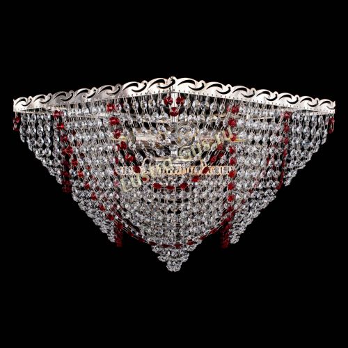 Люстра Квадрат Бриз красная в Новокузнецке Люстра Квадрат Бриз красная в Новокузнецке