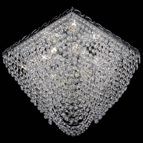 Люстра Квадрат Бриз в Новокузнецке Гусь Хрустальный