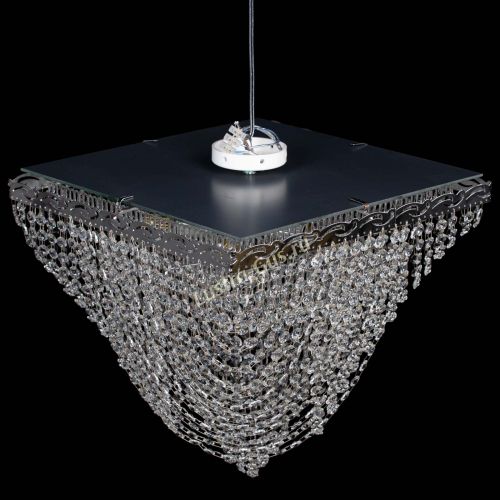 Люстра Квадрат Бриз в Новокузнецке Гусь Хрустальный