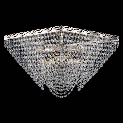 Люстра Квадрат Бриз в Новокузнецке Гусь Хрустальный