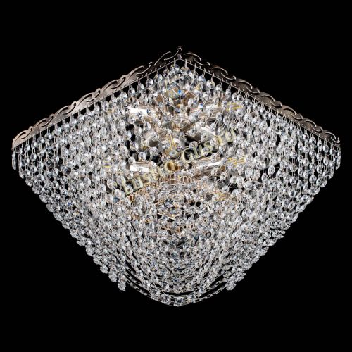 Люстра Квадрат Бриз в Новокузнецке Гусь Хрустальный