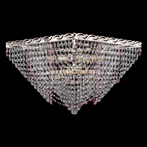 Люстра Квадрат Бриз розовая в Новокузнецке Люстра Квадрат Бриз розовая в Новокузнецке