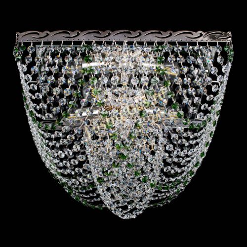 Люстра Квадрат Бриз зеленая в Новокузнецке Гусь Хрустальный