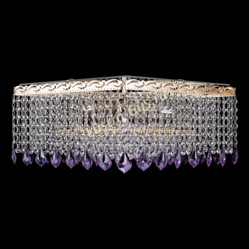 Люстра Квадрат Гамма Дубик цветная в Новокузнецке Гусь Хрустальный