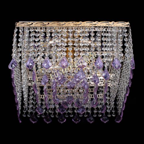 Люстра Квадрат Гамма Дубик цветная в Новокузнецке Гусь Хрустальный