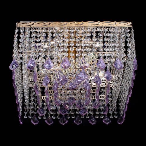 Люстра Квадрат Гамма Дубик цветная в Новокузнецке Гусь Хрустальный