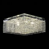 Люстра Квадрат Оптикон, диаметр - 440 мм, цвет - серебро, Люстры Гусь Хрустальный Люстра Квадрат Оптикон, диаметр - 440 мм, цвет - серебро, Люстры Гусь Хрустальный