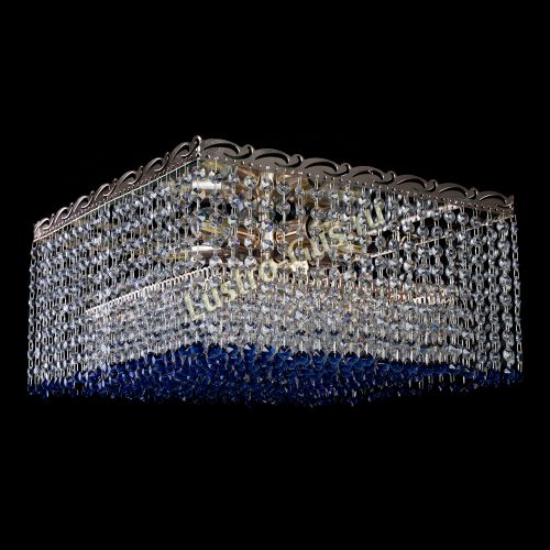 Люстра Квадрат Оптикон синяя в Новокузнецке Люстра Квадрат Оптикон синяя в Новокузнецке