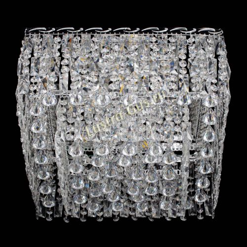 Люстра Квадрат Каскад с пластинками в Новокузнецке Гусь Хрустальный