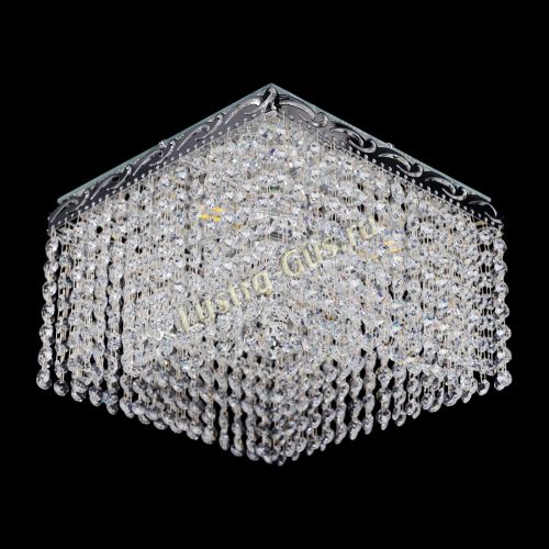 Люстра Квадрат Оптикон 3 лампы в Новокузнецке Гусь Хрустальный