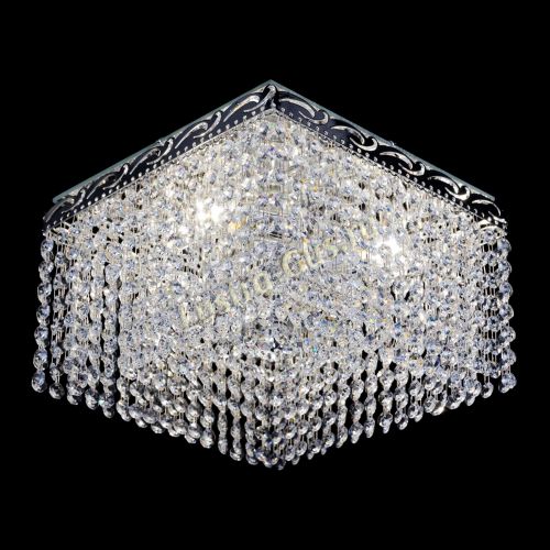 Люстра Квадрат Оптикон 3 лампы в Новокузнецке Гусь Хрустальный