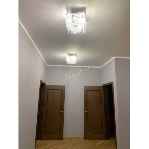 Люстра Квадрат Оптикон в Новокузнецке Гусь Хрустальный