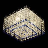 Люстра Квадрат Оптикон, диаметр - 300 мм, цвет - серебро, Люстры Гусь Хрустальный Люстра Квадрат Оптикон, диаметр - 300 мм, цвет - серебро, Люстры Гусь Хрустальный