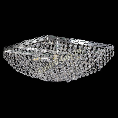 Люстра Квадрат Сетка в Новокузнецке Гусь Хрустальный