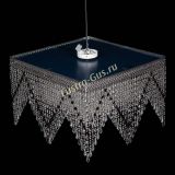 Люстра Квадрат Венеция уголки №5 черная в Новокузнецке Люстра Квадрат Венеция уголки №5 черная в Новокузнецке