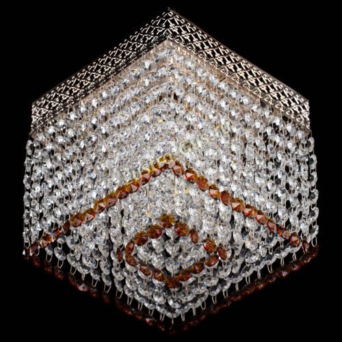 Люстра Квадрат Венеция №1 чайная в Новокузнецке Гусь Хрустальный