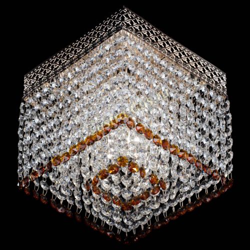 Люстра Квадрат Венеция №1 чайная в Новокузнецке Гусь Хрустальный