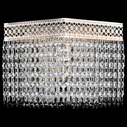 Люстра Квадрат Венеция №1 черная в Новокузнецке Гусь Хрустальный