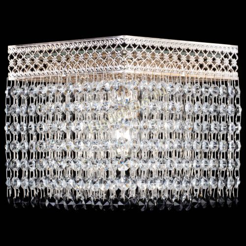 Люстра Квадрат Венеция №1 черная в Новокузнецке Гусь Хрустальный