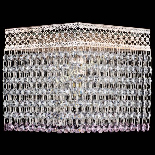 Люстра Квадрат Венеция №1 розовая в Новокузнецке Люстра Квадрат Венеция №1 розовая в Новокузнецке