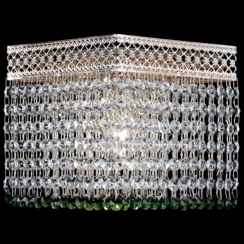 Люстра Квадрат Венеция №1 зеленая в Новокузнецке Гусь Хрустальный