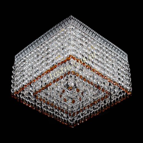 Люстра Квадрат Венеция №3 чайная в Новокузнецке Гусь Хрустальный