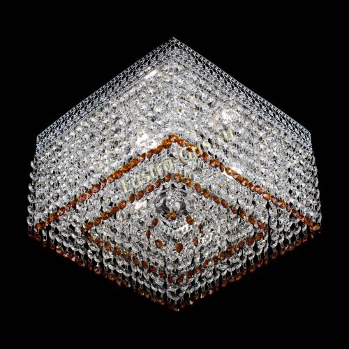 Люстра Квадрат Венеция №3 чайная в Новокузнецке Гусь Хрустальный