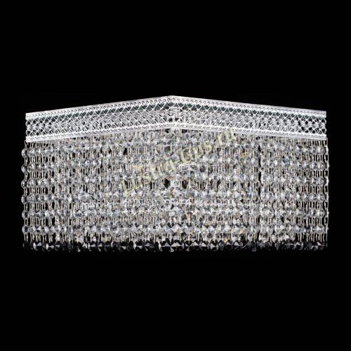 Люстра Квадрат Венеция №3 черная в Новокузнецке Гусь Хрустальный