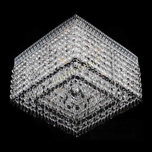 Люстра Квадрат Венеция №3 черная в Новокузнецке Гусь Хрустальный