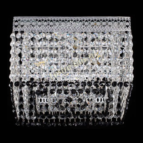 Люстра Квадрат Венеция №3 черная в Новокузнецке Гусь Хрустальный