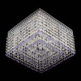 Люстра Квадрат Венеция №3 фиолетовая в Новокузнецке Люстра Квадрат Венеция №3 фиолетовая в Новокузнецке