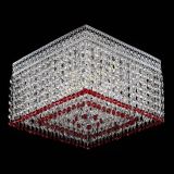 Люстра Квадрат Венеция №3 красная в Новокузнецке Люстра Квадрат Венеция №3 красная в Новокузнецке
