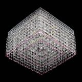 Люстра Квадрат Венеция №3 розовая в Новокузнецке Люстра Квадрат Венеция №3 розовая в Новокузнецке