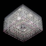 Люстра Квадрат Венеция №3 розовая в Новокузнецке Люстра Квадрат Венеция №3 розовая в Новокузнецке