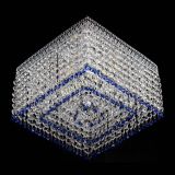 Люстра Квадрат Венеция №3 синяя в Новокузнецке