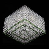 Люстра Квадрат Венеция №3 зеленая в Новокузнецке