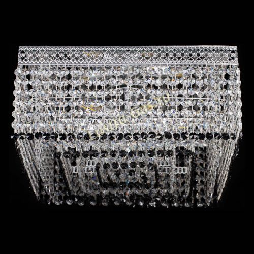 Люстра Квадрат Венеция №5 черная в Новокузнецке Гусь Хрустальный